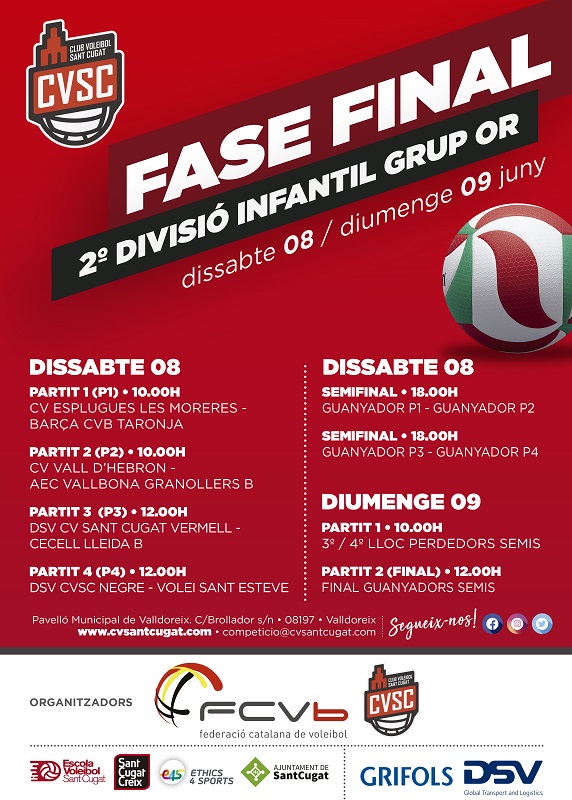 El Campió de Catalunya de Segona Divisió Infantil es decideix a Valldoreix