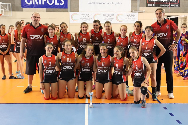 El Barça CVB Taronja és el Campió de Catalunya de Segona Divisió infantil