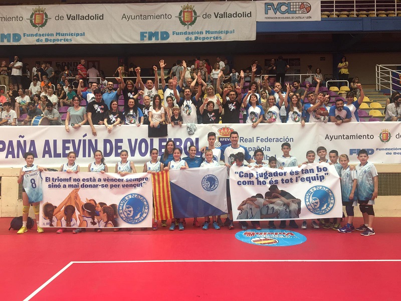 El Voleibol Sant Just aconsegueix el bronze al Campionat d’Espanya Aleví
