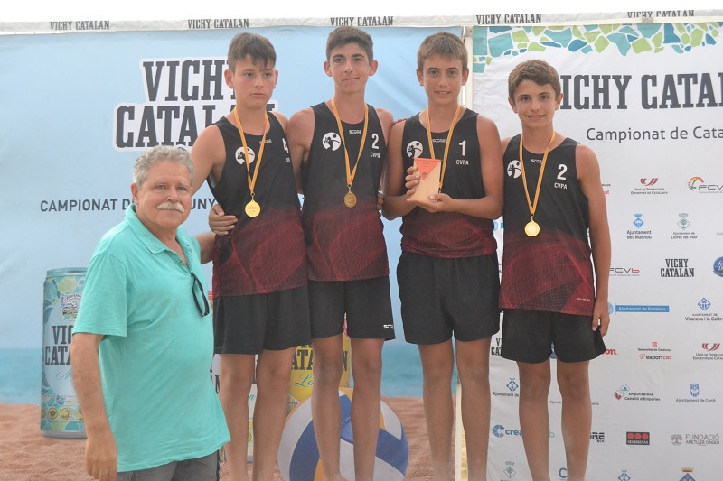 Mataró corona els Campions de Catalunya de Vòlei Platja de menors de clubs