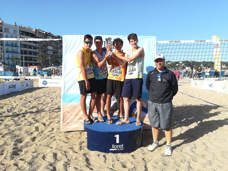 Resultats dels clubs catalans al Campionat d’Espanya de Vòlei Platja de menors