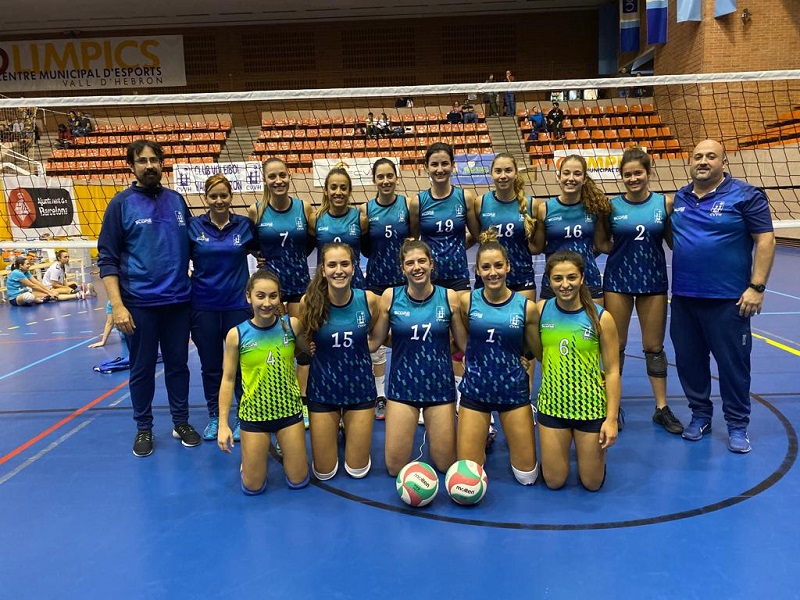 El CV Vall d’Hebron colíder de la Superlliga Femenina 2 i el CV Esplugues cinquè