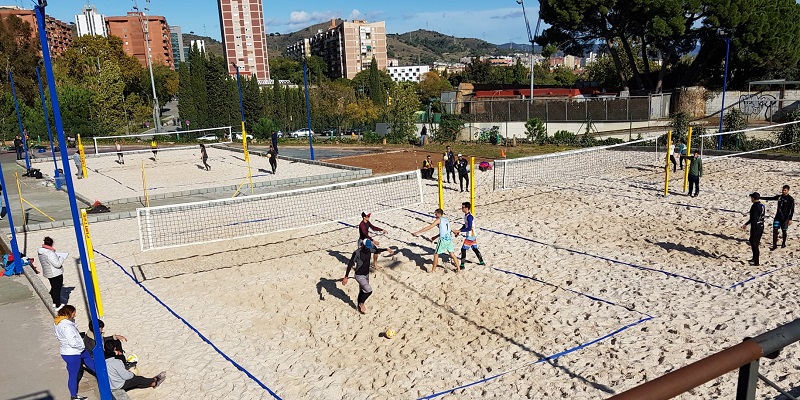 Primers guanyadors de la Liga d’Hivern de Vòlei Platja