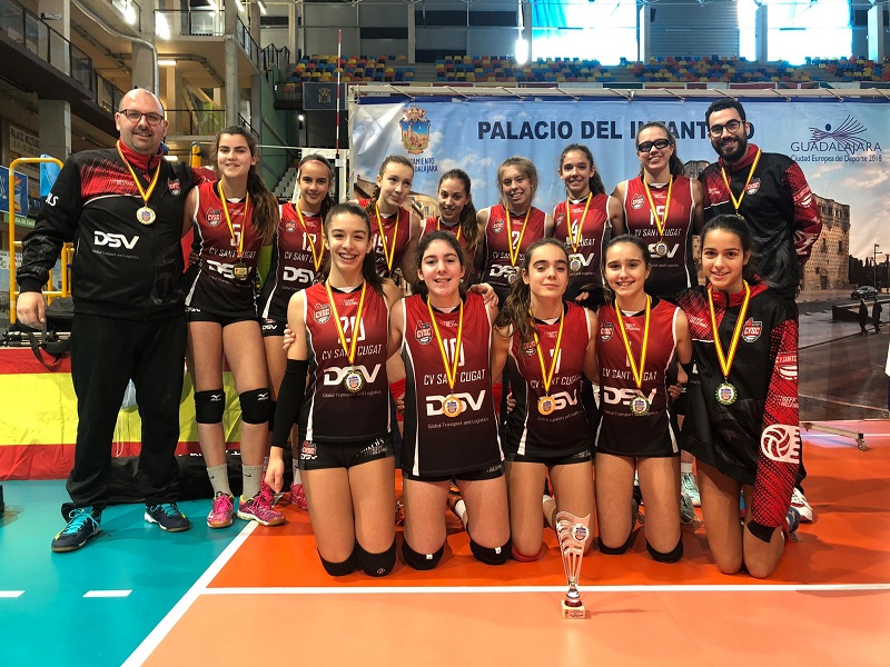 Els equips catalans tornen de la Copa Espanya carregats de títols