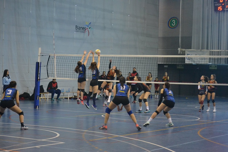 El millor voleibol de base es troba al Campionat de Seleccions Territorials de Blanes