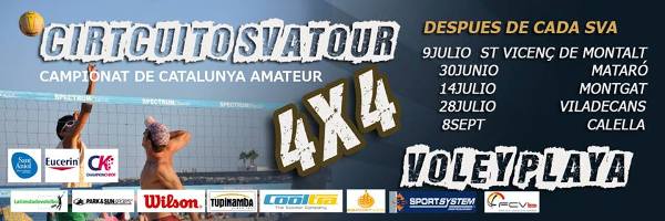 Campionat de Catalunya Volei Platja 4x4 SVAT