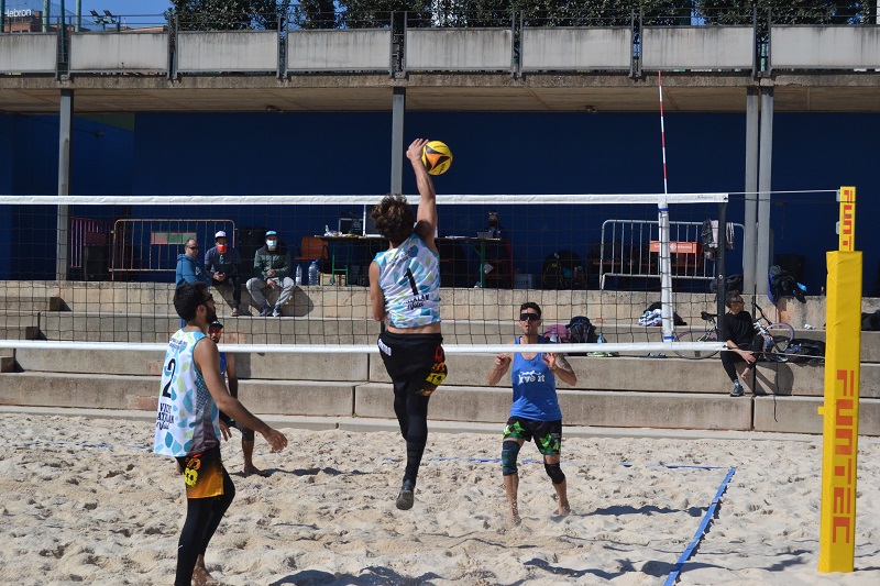 Excepcional última prova de la Lliga d’Hivern de Vòlei Platja