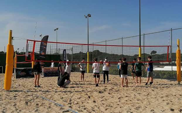 Voleiboom estrena instal·lacions fixes de Vòlei Platja a Castelldefels