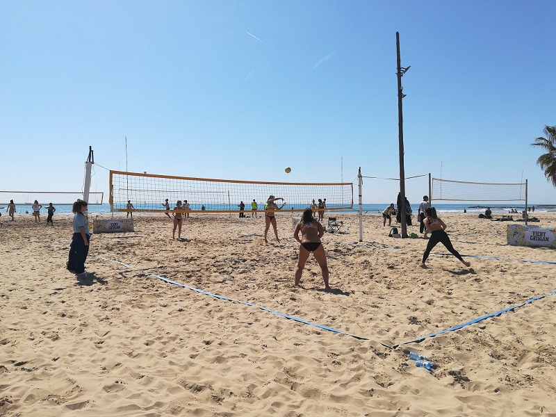 Gran final de la Lliga d’Hivern de Vòlei Platja a Vilanova