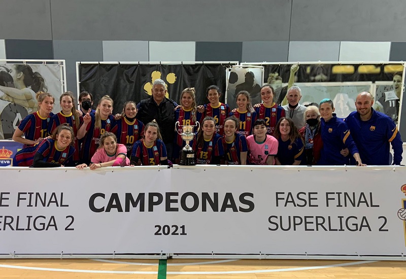 Títol i ascens a Superlliga pel CVB Barça