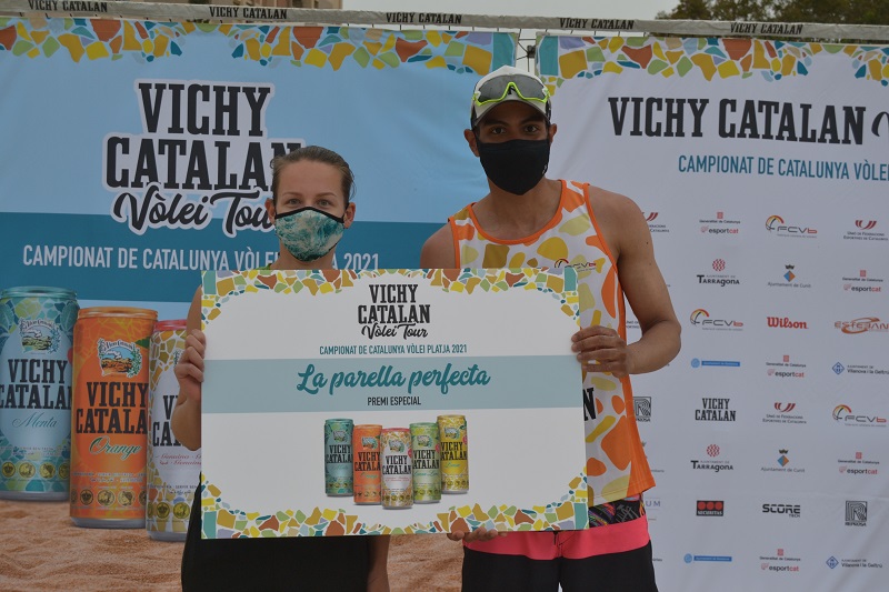 La igualtat marca les finals de la primera prova del Vichy Catalan Volei Tour