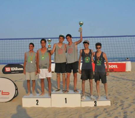 Querol-Barceló i Marco-Granell, campions de Catalunya cadets de Vòlei Platja