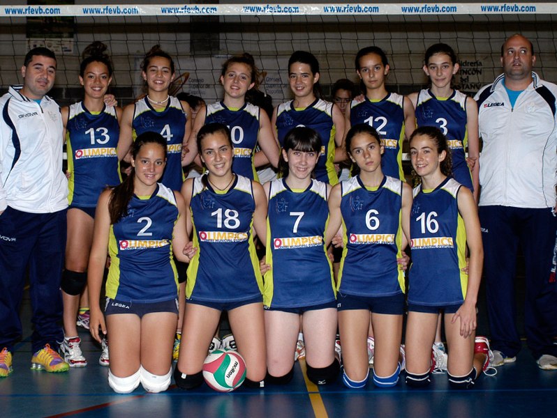 CV Vall d’Hebron es penja la medalla de bronze al Campionat d’Espanya infantil femení