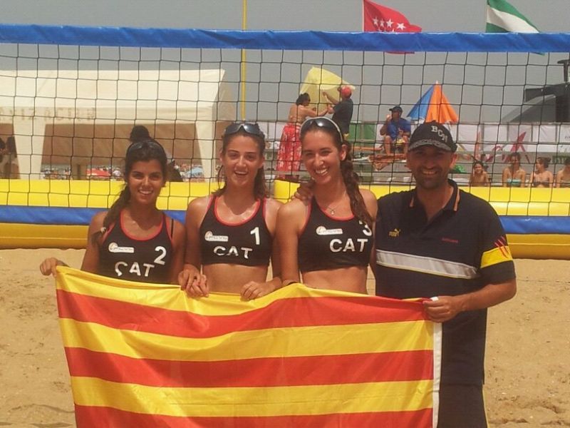 Catalunya torna a regnar a la sorra del Campionat d’Espanya Sub’17