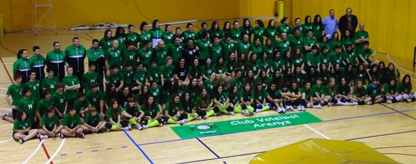 El Club Voleibol Arenys presenta els seus equips