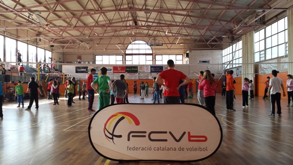 Trobada de promoció de vòlei a Llinars del Vallès dins l’esdeveniment ‘Tots Junts Esportius’