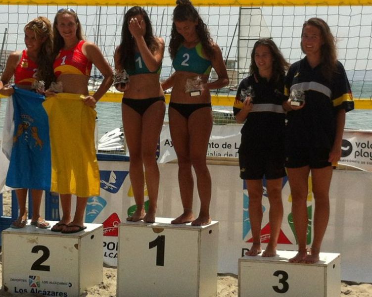 Carol Trinidad i Laura Sesé, bronze al CEVP Sub’19 on Lacalle-Orgaz es queden a un pas del podi