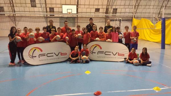 La FCVb participa en el programa Valors en l'Educació Física i l'Esport d’una escola de Granollers