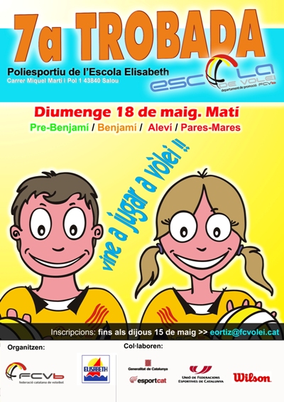7a Trobada Escola de Vòlei a l'Escola Elisabeth de Salou