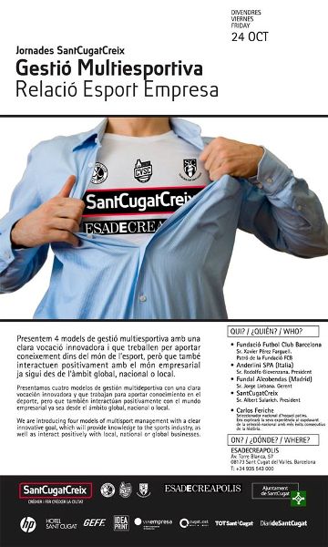 Jornades Sant Cugat Creix. Gestió multiesportiva, relació Esport Empresa