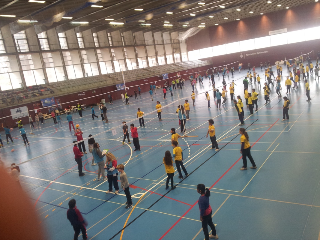 Jornada de professors dins el programa ‘Vòlei fa per tu’ a INEF Barcelona