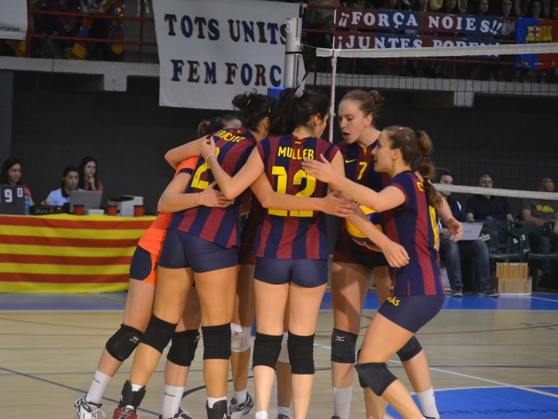 Històric CVB Barça! Per tercer any consecutiu a la Copa SM La Reina