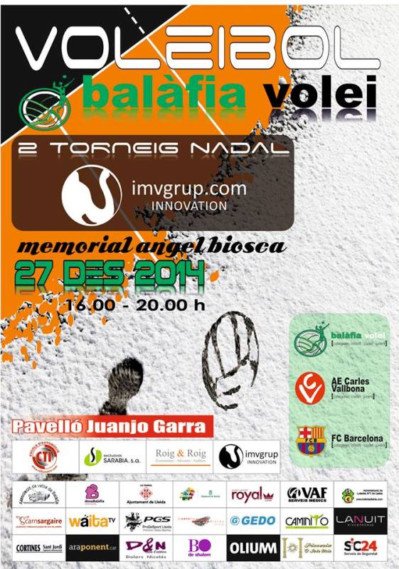 El Balàfia Vòlei organitza dissabte el II Memorial Àngel Biosca