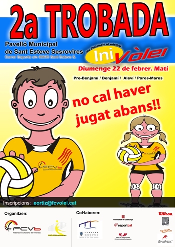 Sant Esteve Sesrovires acull la segona trobada de promoció ‘IniVòlei’