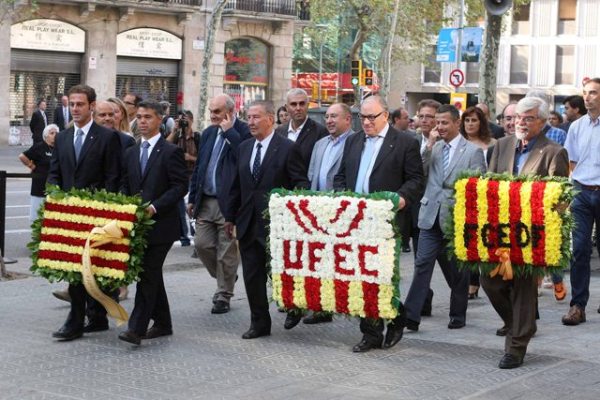 La Federació Catalana participa activament en la celebració de la Diada Nacional de Catalunya