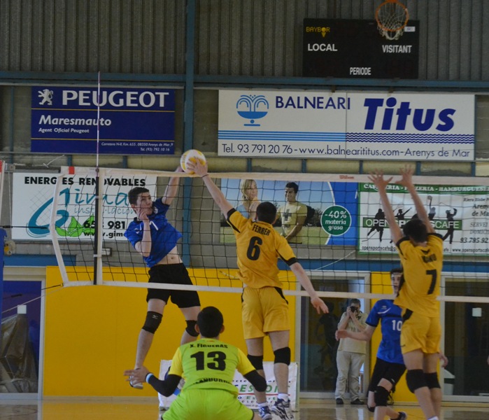 CV Andorra i CV AA Llars Mundet entren en joc a Almería al Campionat d’Espanya juvenil
