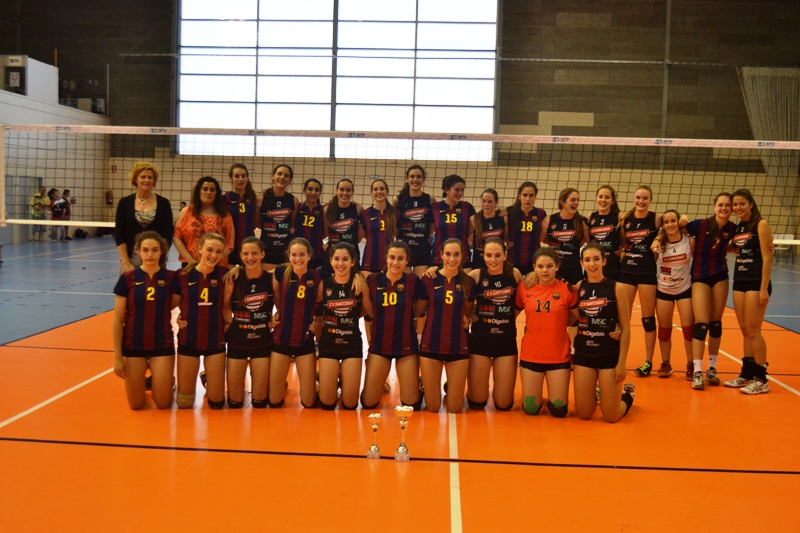 CV Sant Cugat, campió cadet de Primera a casa. Sisè títol consecutiu de les vallesanes