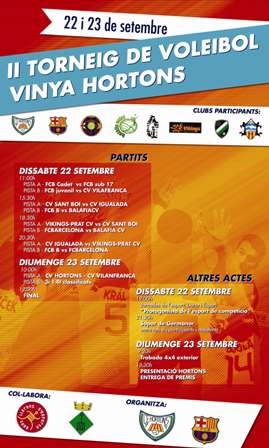 II Torneig Vinya d’Hortons masculí