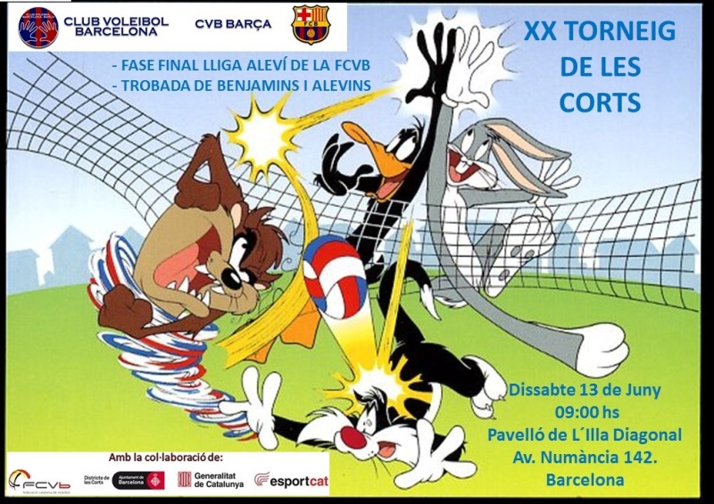 XX Torneig de les Corts i Fase Final Aleví al Pavelló Illa Diagonal de Barcelona