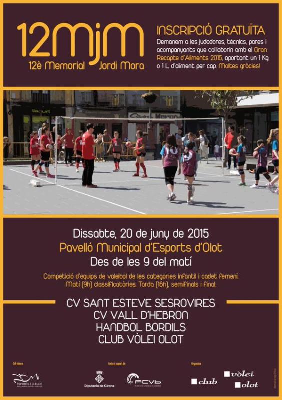 Torneig Memorial Jordi Mora, dotzena edició aquest dissabte