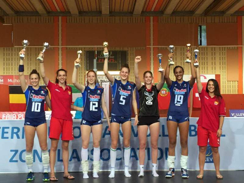 Quatre catalanes, quartes classificades amb la selecció espanyola Sub’18 al WEVZA de Mulhouse