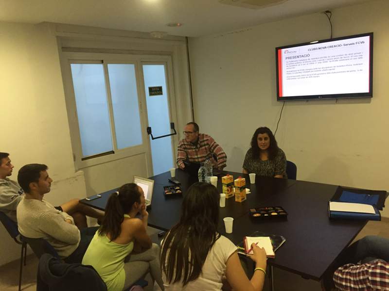 Reunió institucional amb els clubs de nova creació aquesta temporada