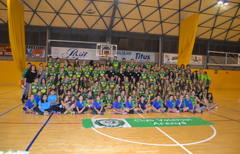 El CV Arenys presenta de forma oficial la temporada 2015-16