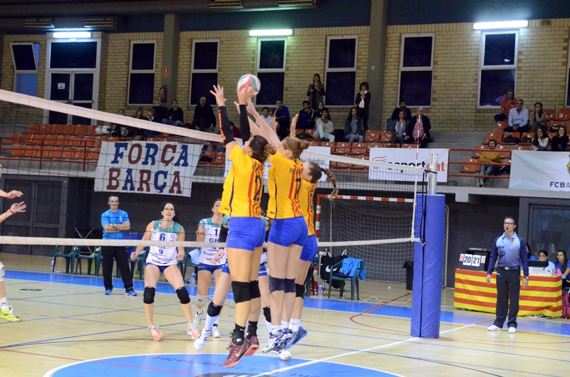 El CVB Barça fa suar la victòria a l’actual subcampió de Lliga i Copa a Superlliga 1