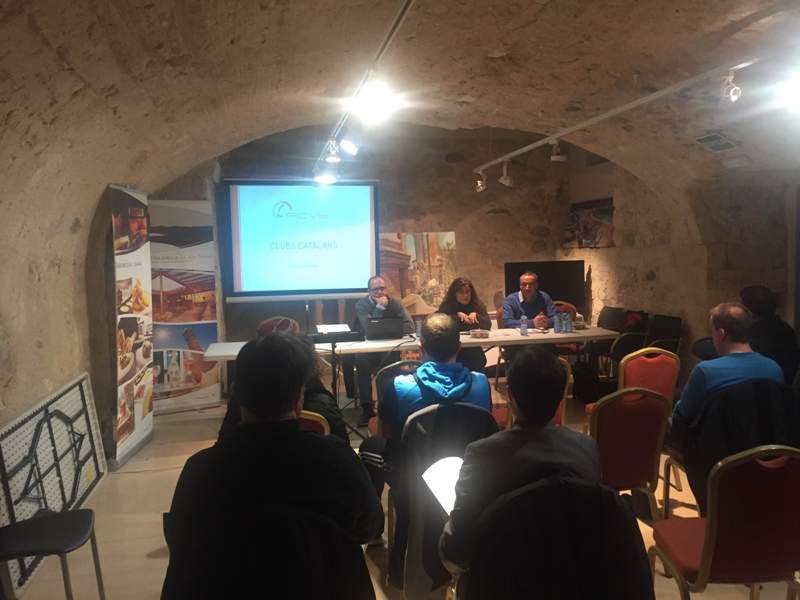 Visita institucionals als clubs de la província de Girona per a trasllat nous projectes