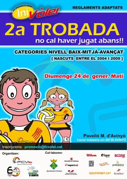 Avinyó acull la segona trobada d’ ‘Inivòlei’ d’aquesta temporada 2015/16