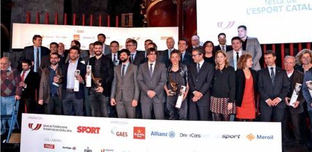 L’històric Diego León, rep el Premi Allianz al Seny Esportiu en la 19ena Festa de l’Esport Català